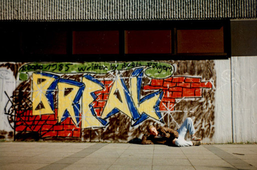 Break, von den Beat Fingers Tiger Sam und Siko Ortner, Hamburg Langenhorn 1985.