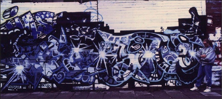 Jase style von Sonny und Siko style von Siko Ortner mit character von Jase/Sonny, Hamburg St.Pauli 1991 (Bild 1).