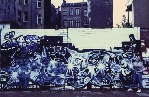 Jase style von Sonny und Siko style von Siko Ortner mit character von Jase/Sonny, Hamburg St.Pauli 1991 (Fotos von Erich Ortner, Bild 2).