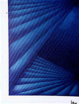 Grafik 06 aus der Themenreihe Grafik von Siko Ortner, Acryl auf Leinwand, 40cm X 30cm, Frühjahr 1990.